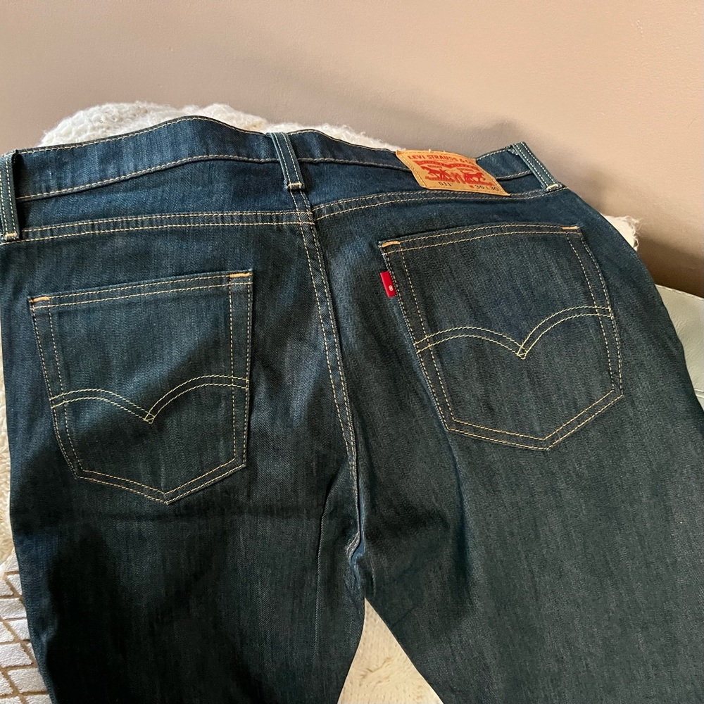 NWOT Mens LEVI’S 511 Slim Fit JEANS 36 x 30 - Picture 6 of 14